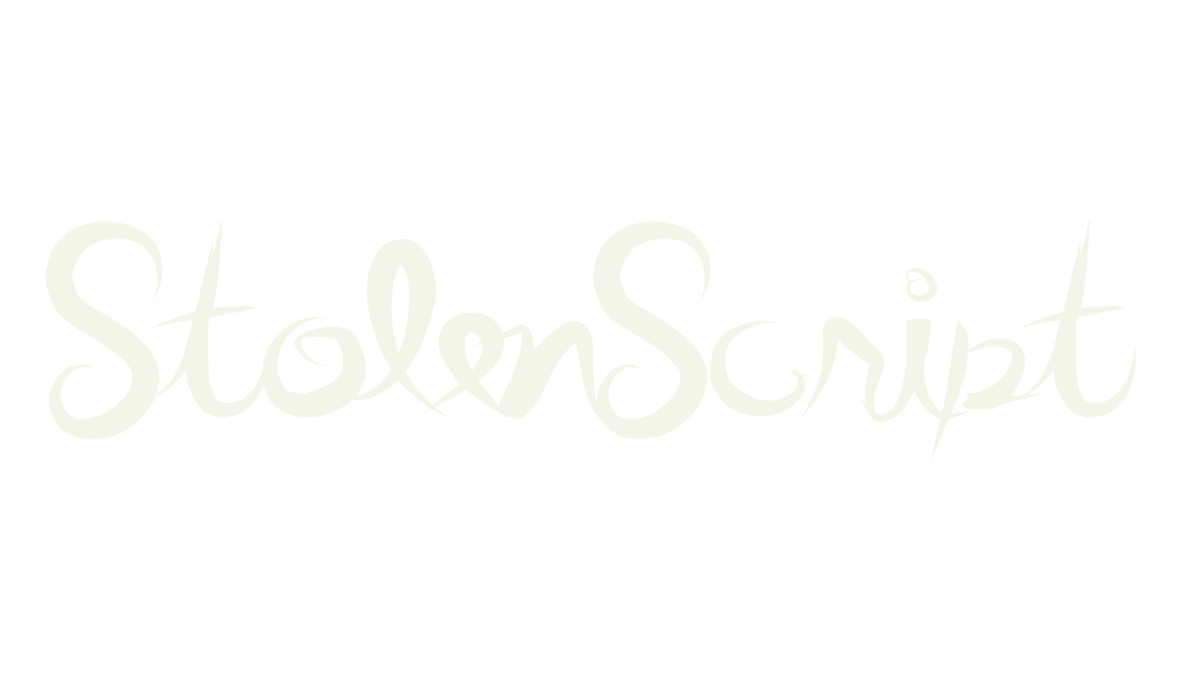 StolenScript, brush font preview