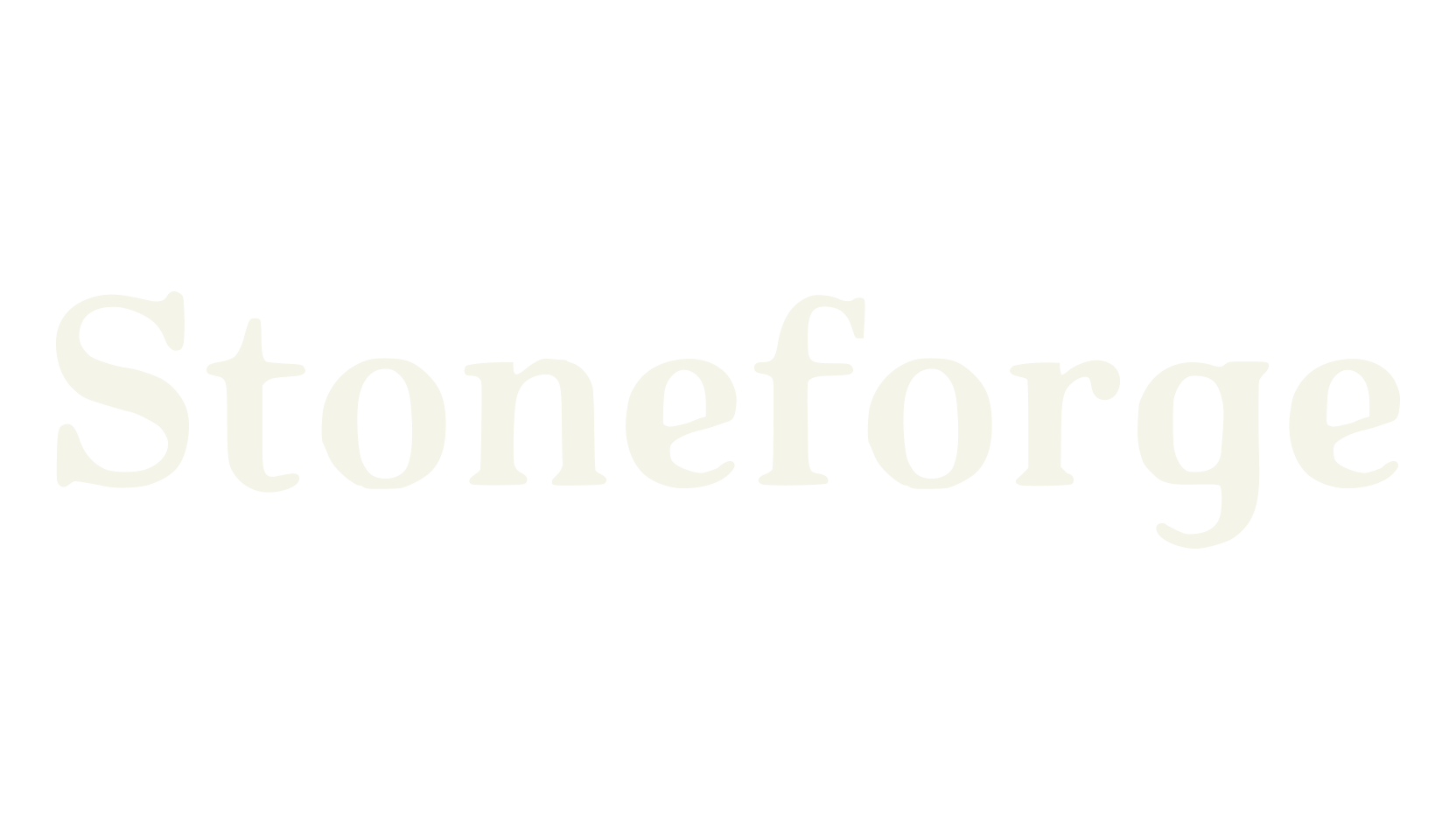 Stoneforge, script font preview