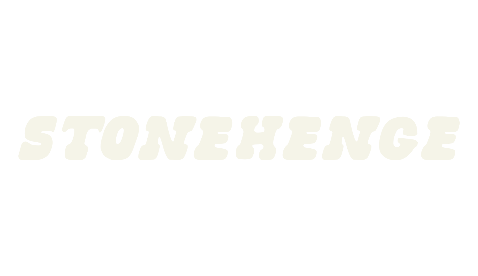 Stonehenge, bold font preview