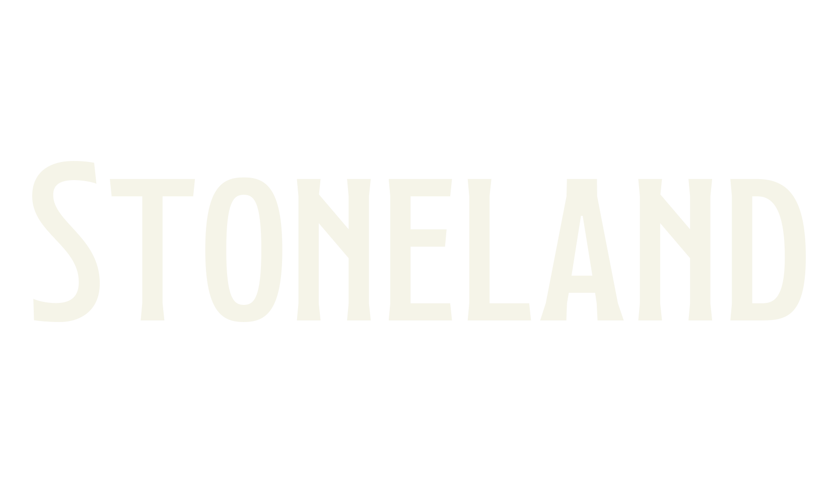 Stoneland, sans font preview