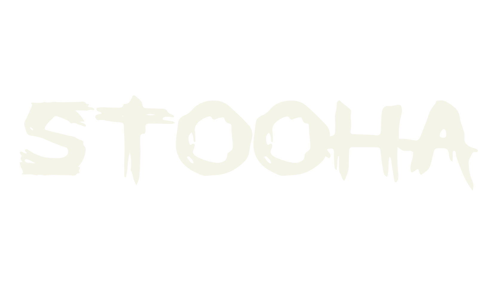 STOOHA, halloween font preview