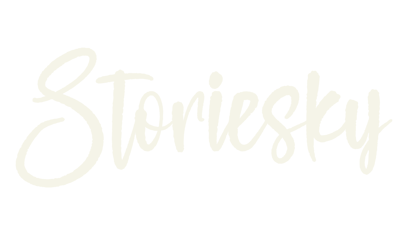 Storiesky, calligraphy font preview