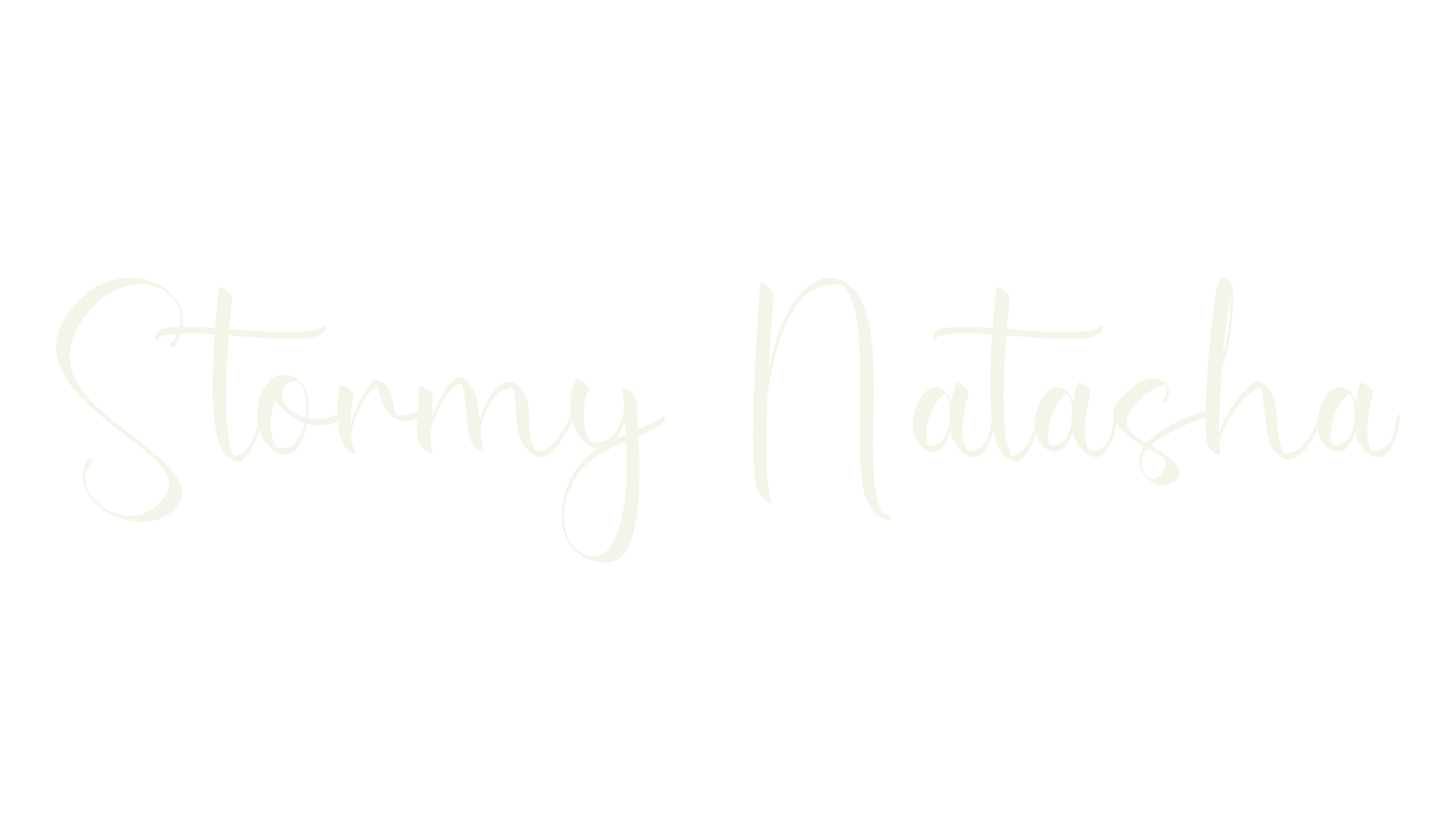 Stormy Natasha, calligraphy font preview