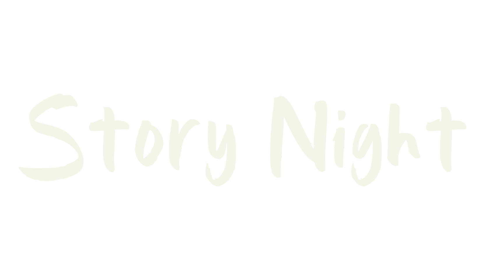 Story Night, cool font preview