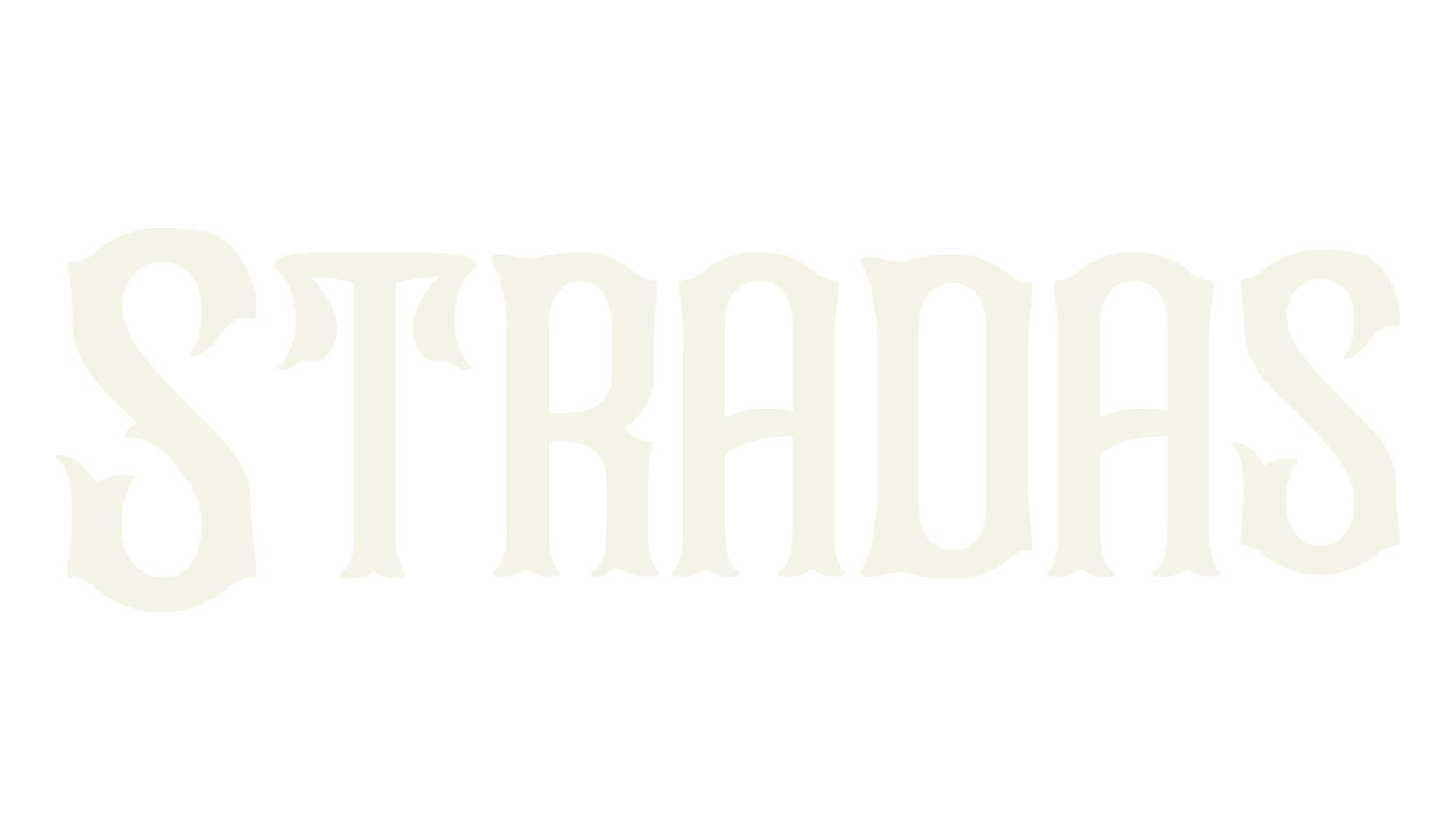 Stradas, display market font preview
