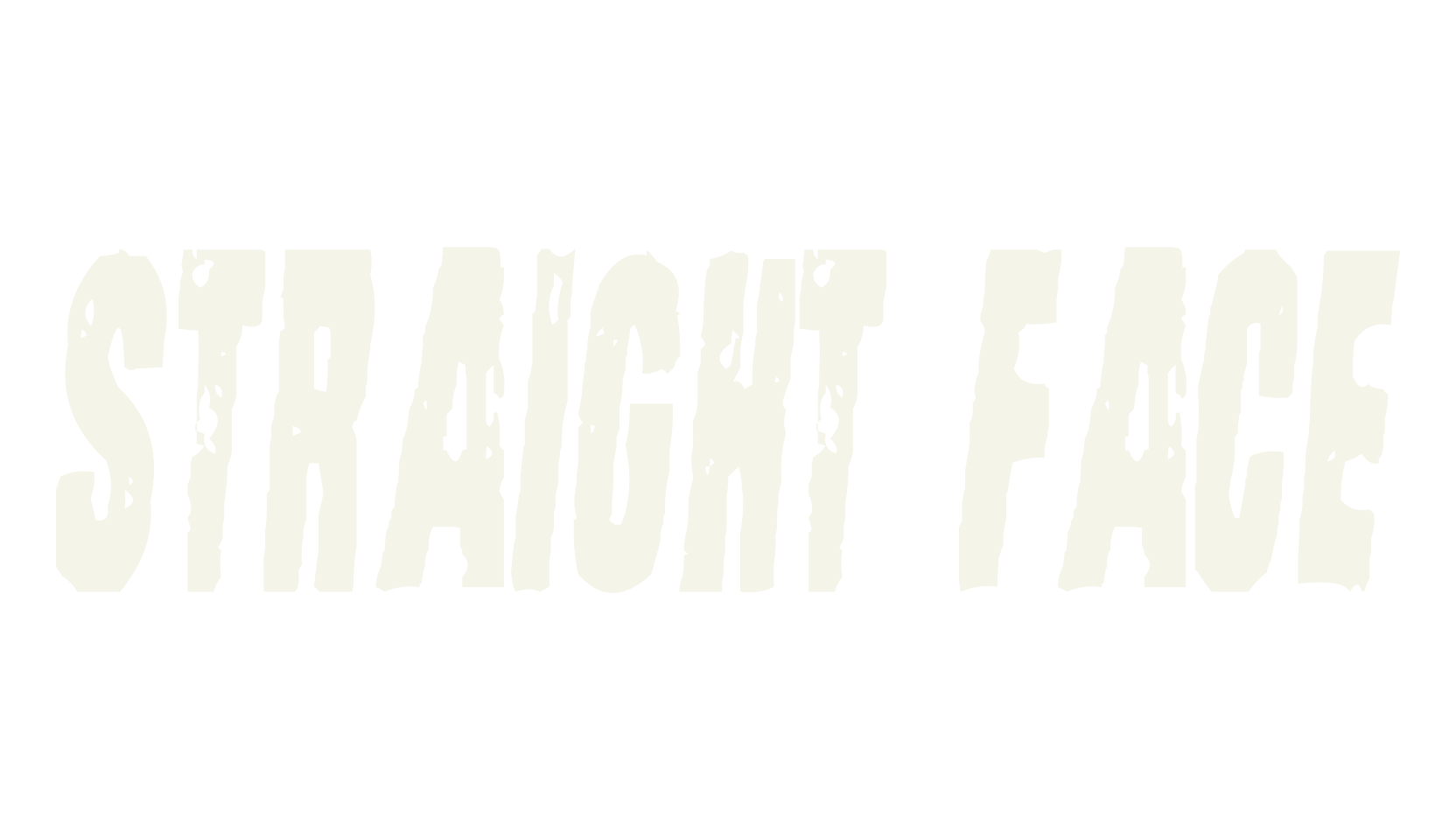 Straight Face, display market font preview