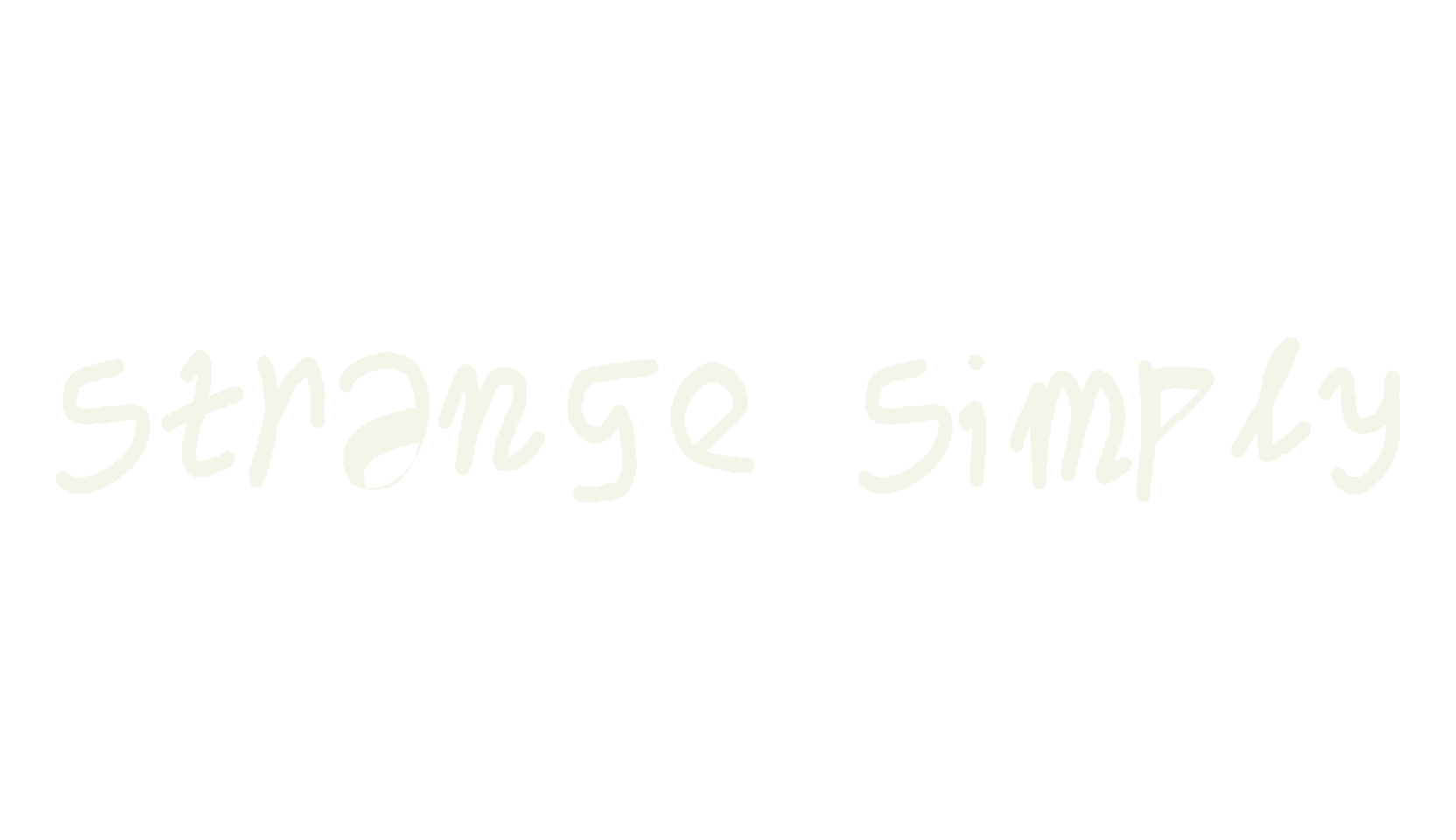 Strange Simply, display font preview