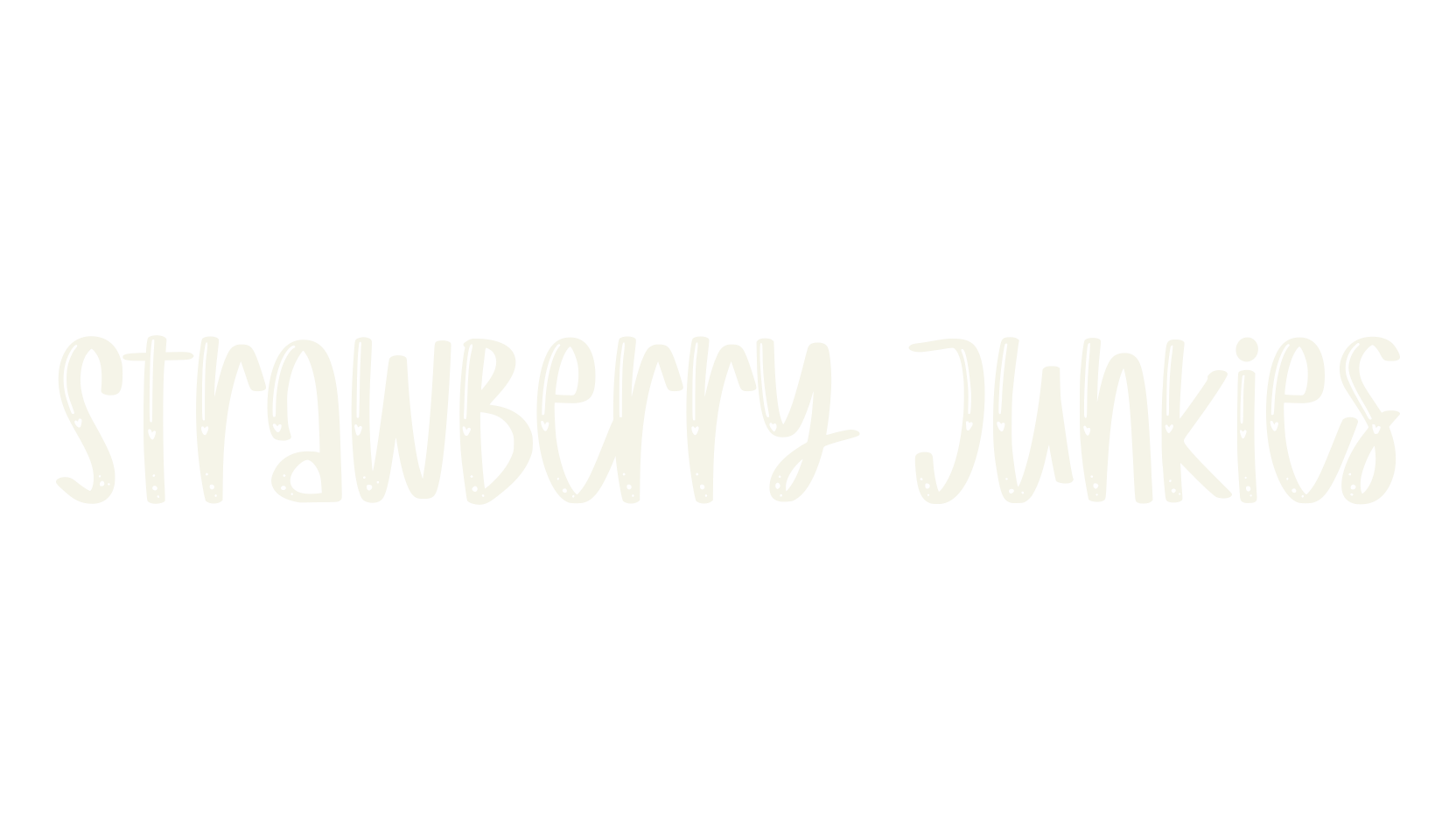 Strawberry Junkies, funky font preview