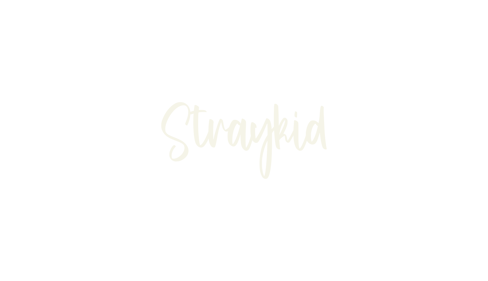 Straykid, typewriter font preview
