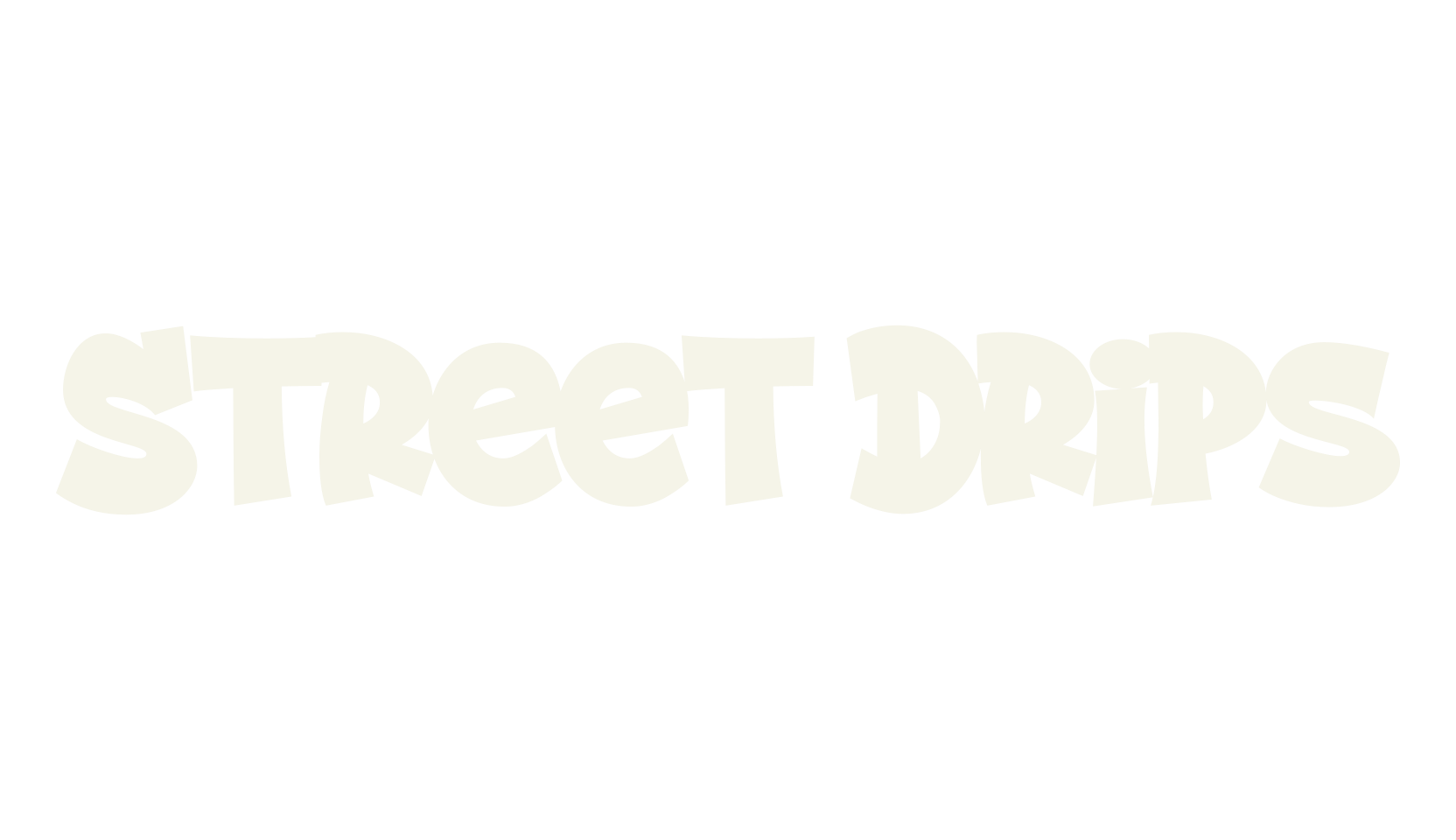 Street Drips, graffiti font preview