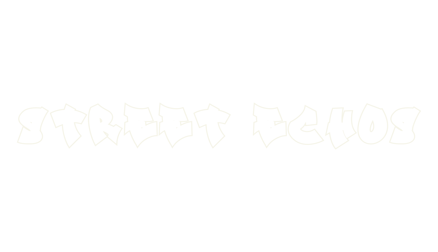 Street Echos, graffiti font preview