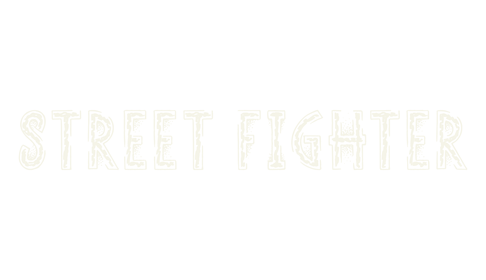 Street Fighter, display market font preview
