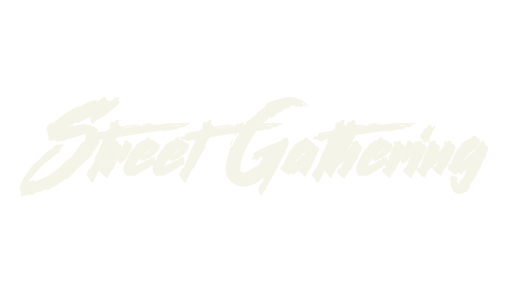 Street Gathering, display font preview