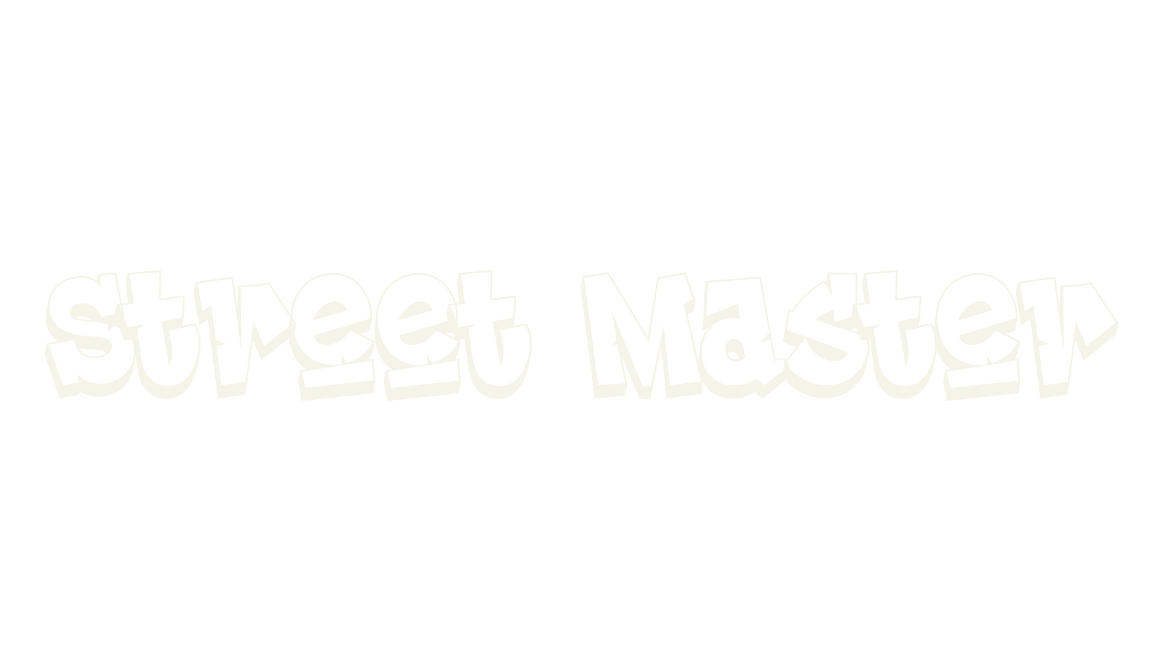 Street Master, graffiti font preview
