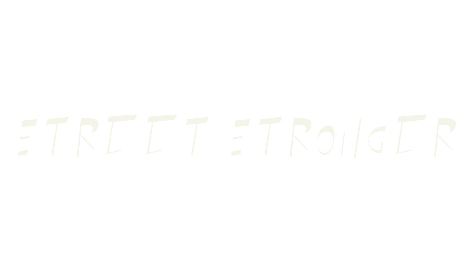 street stronger, 3d font preview
