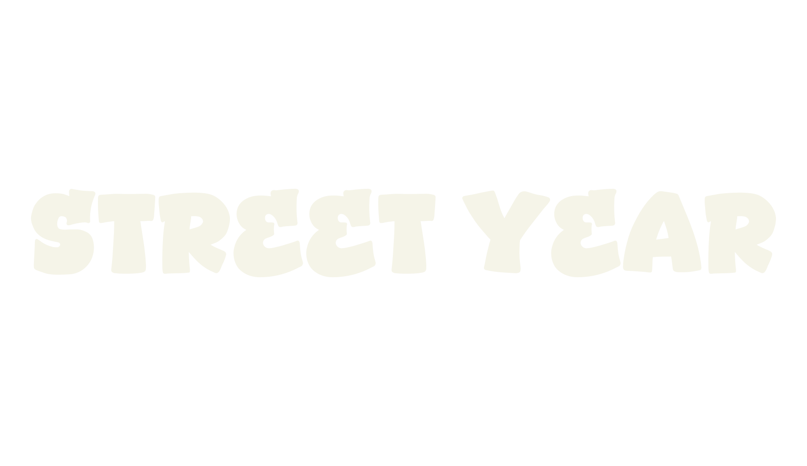 Street Year, display market font preview