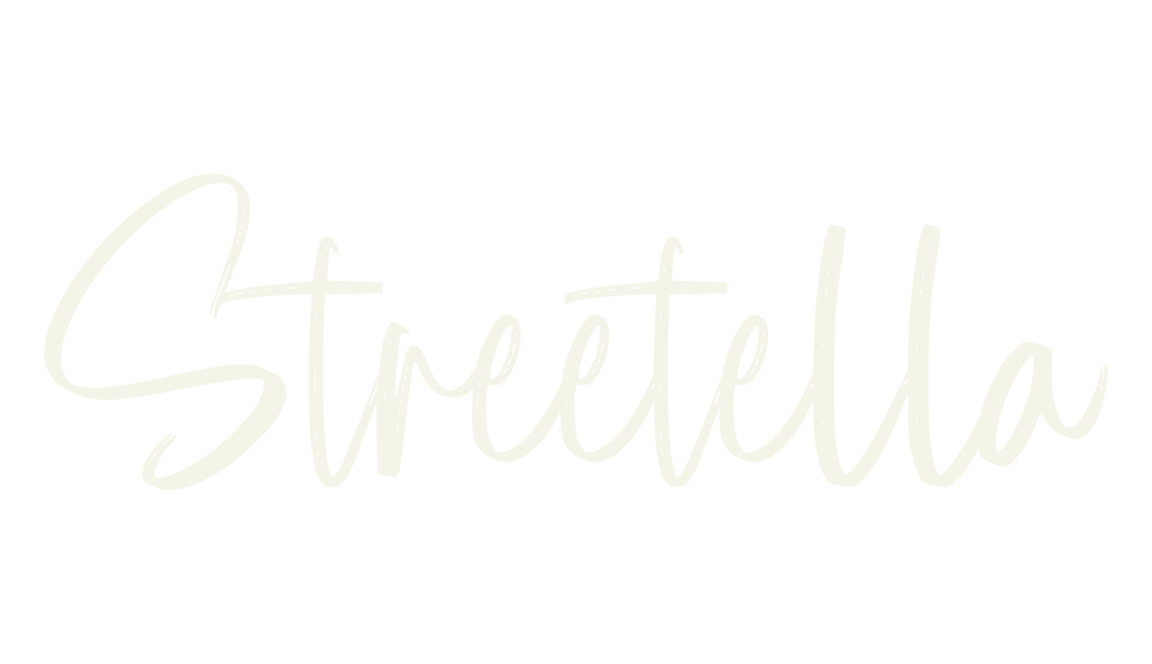 Streetella, signature font preview
