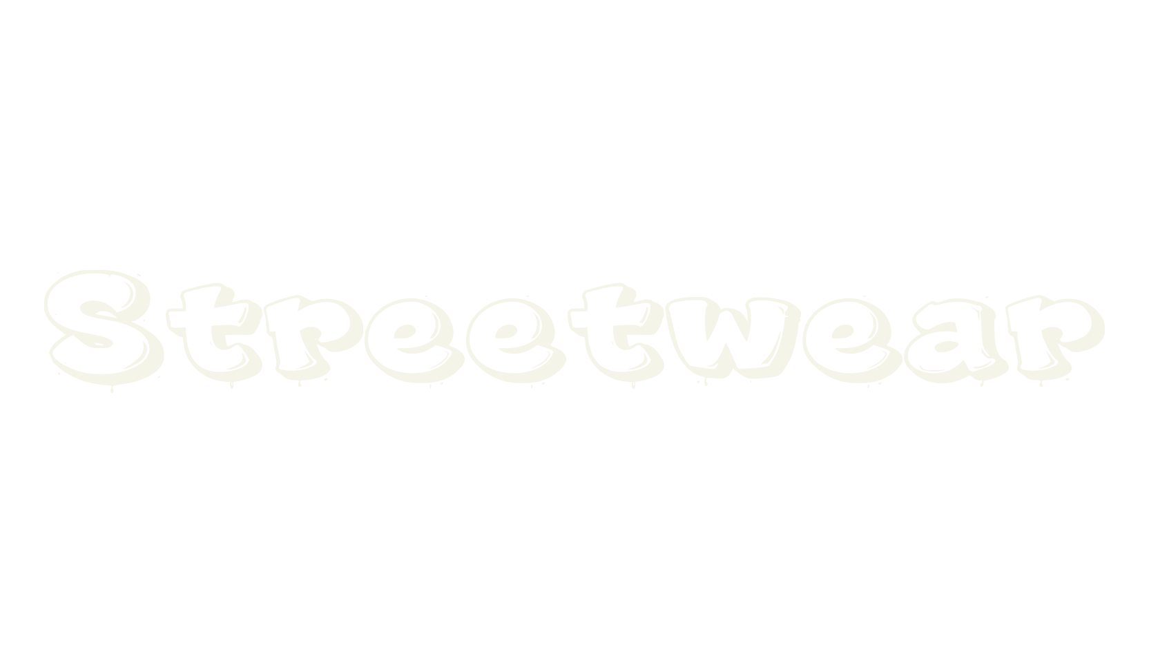 Streetwear, cool font preview