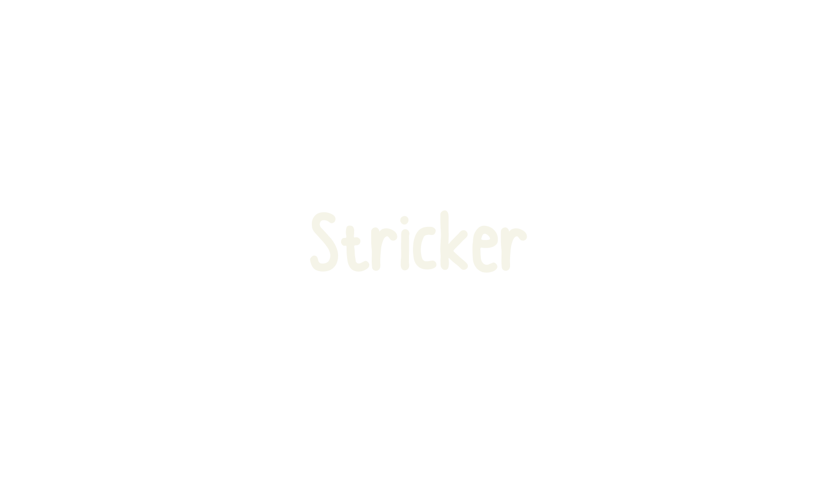 Stricker, cute font preview