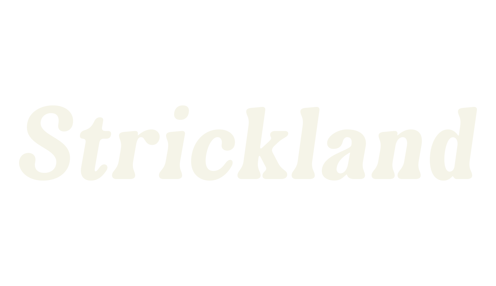 Strickland, text font preview