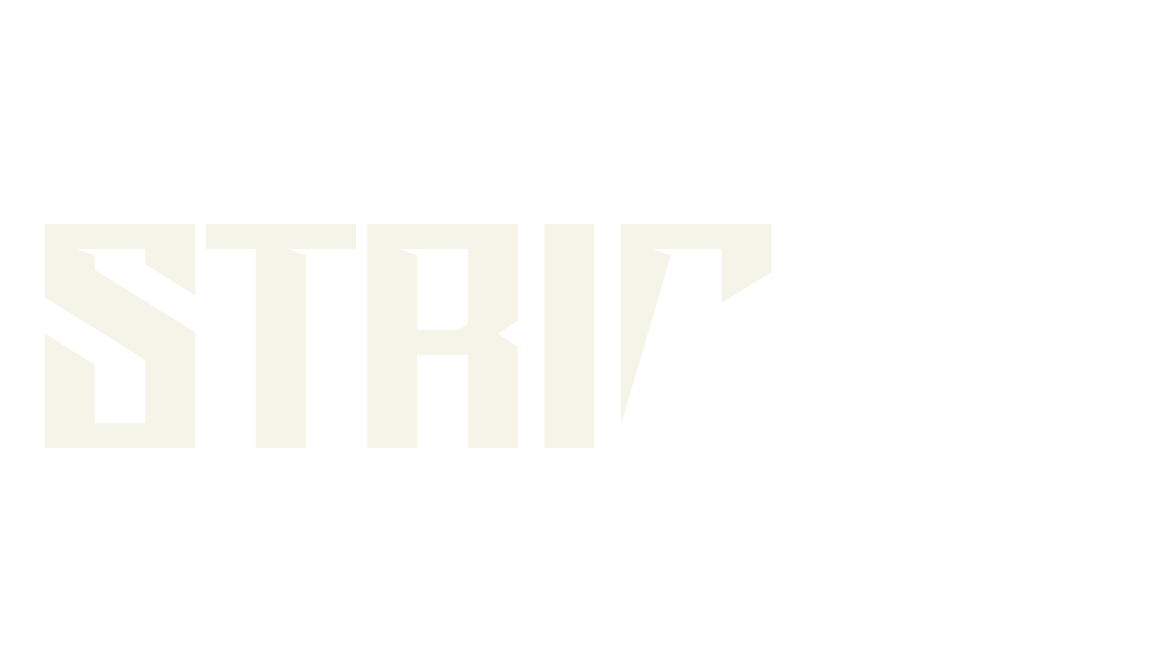 STRIGER, gaming font preview