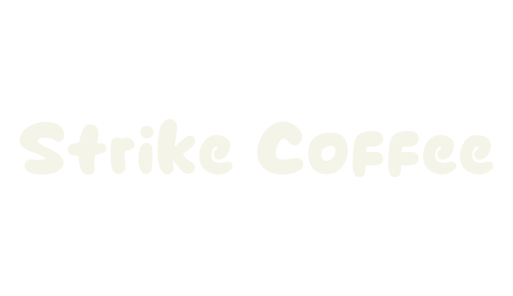Strike Coffee, display market font preview