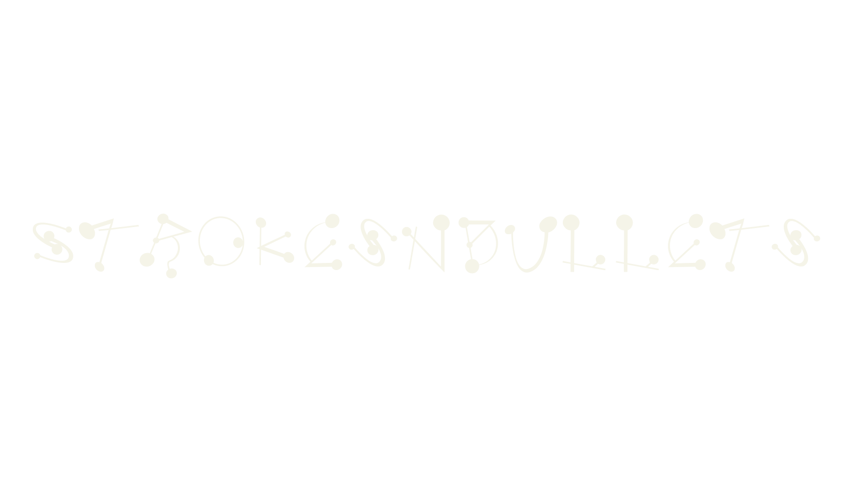 StrokesNBullets, display market font preview