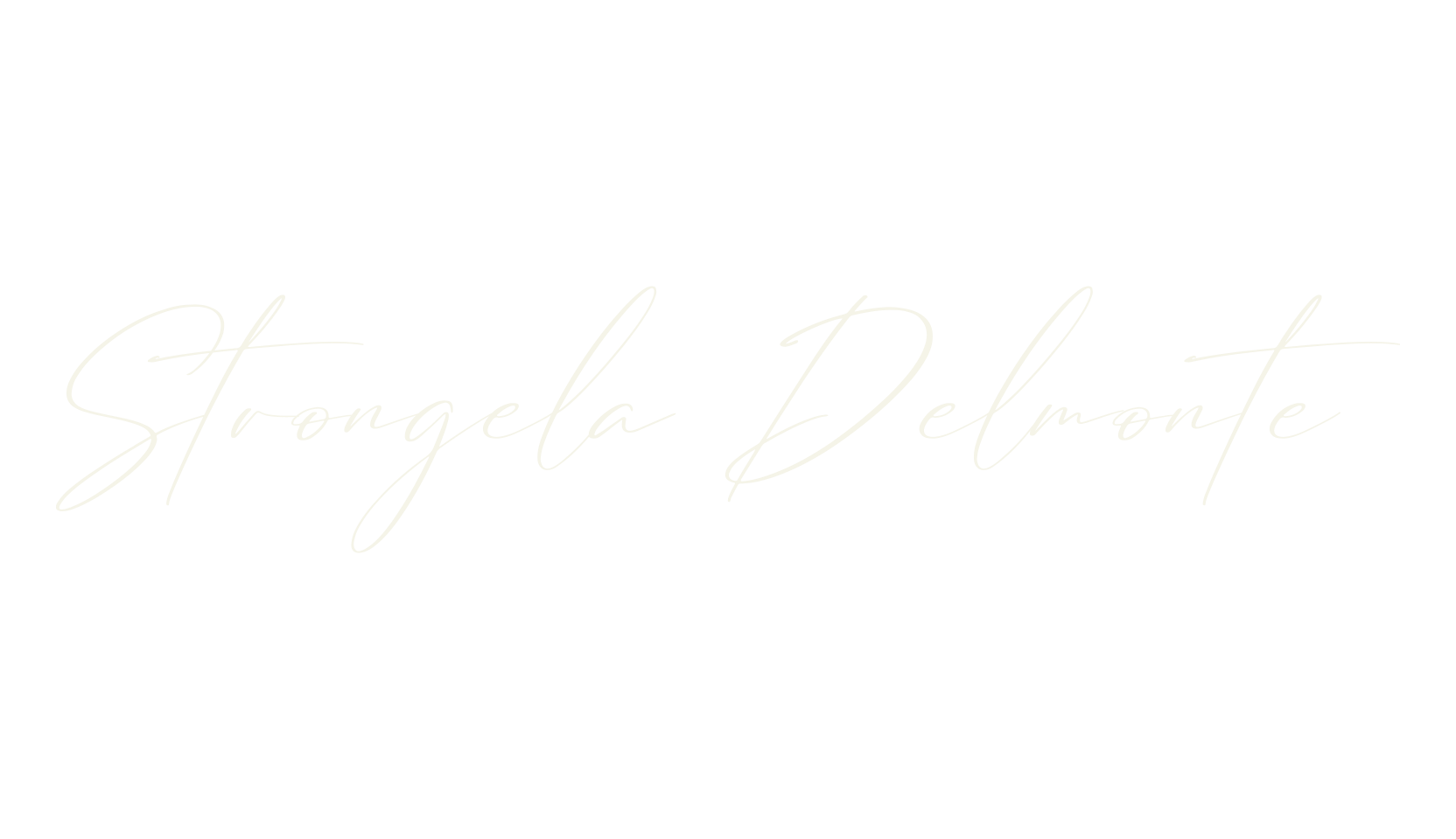 Strongela Delmonte, script font preview