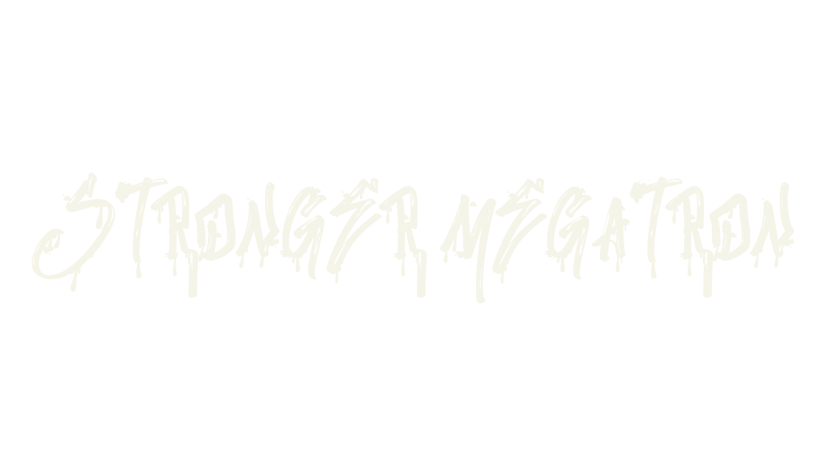 Stronger Megatron, graffiti font preview