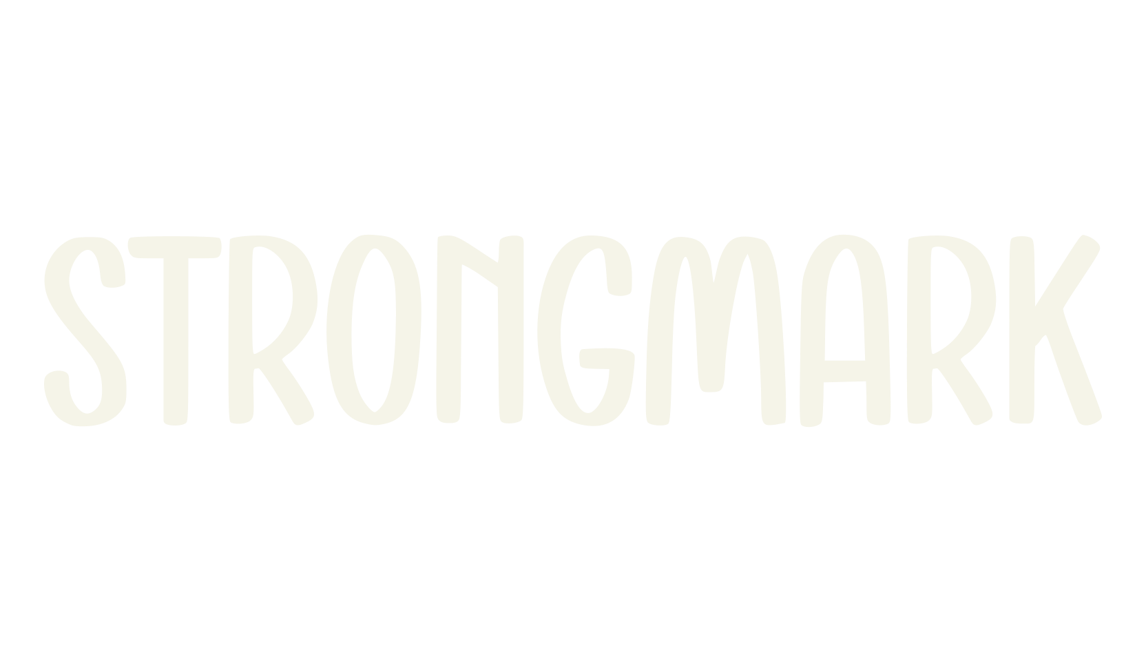 Strongmark, handwriting font preview