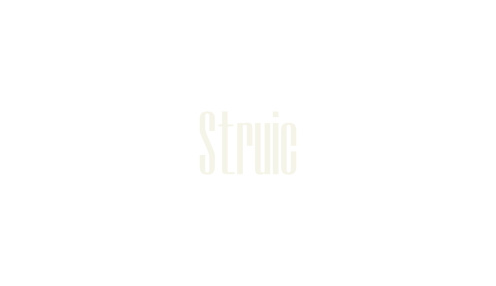 Struic, tall font preview