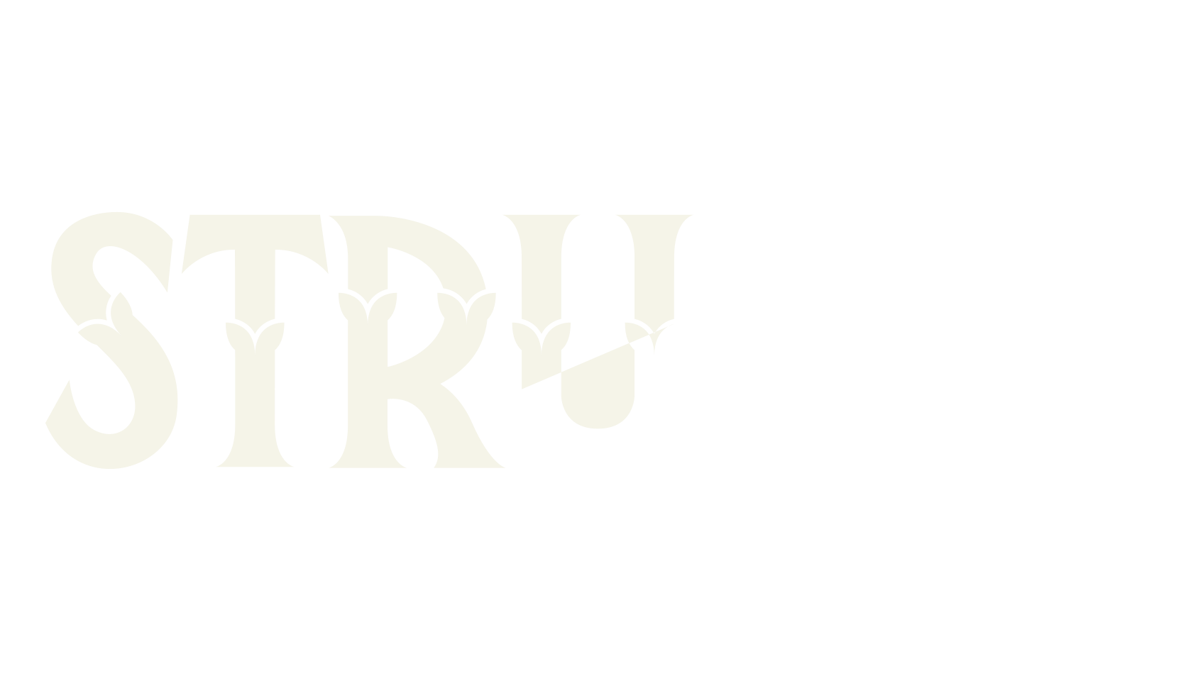 Struick, vintage font preview