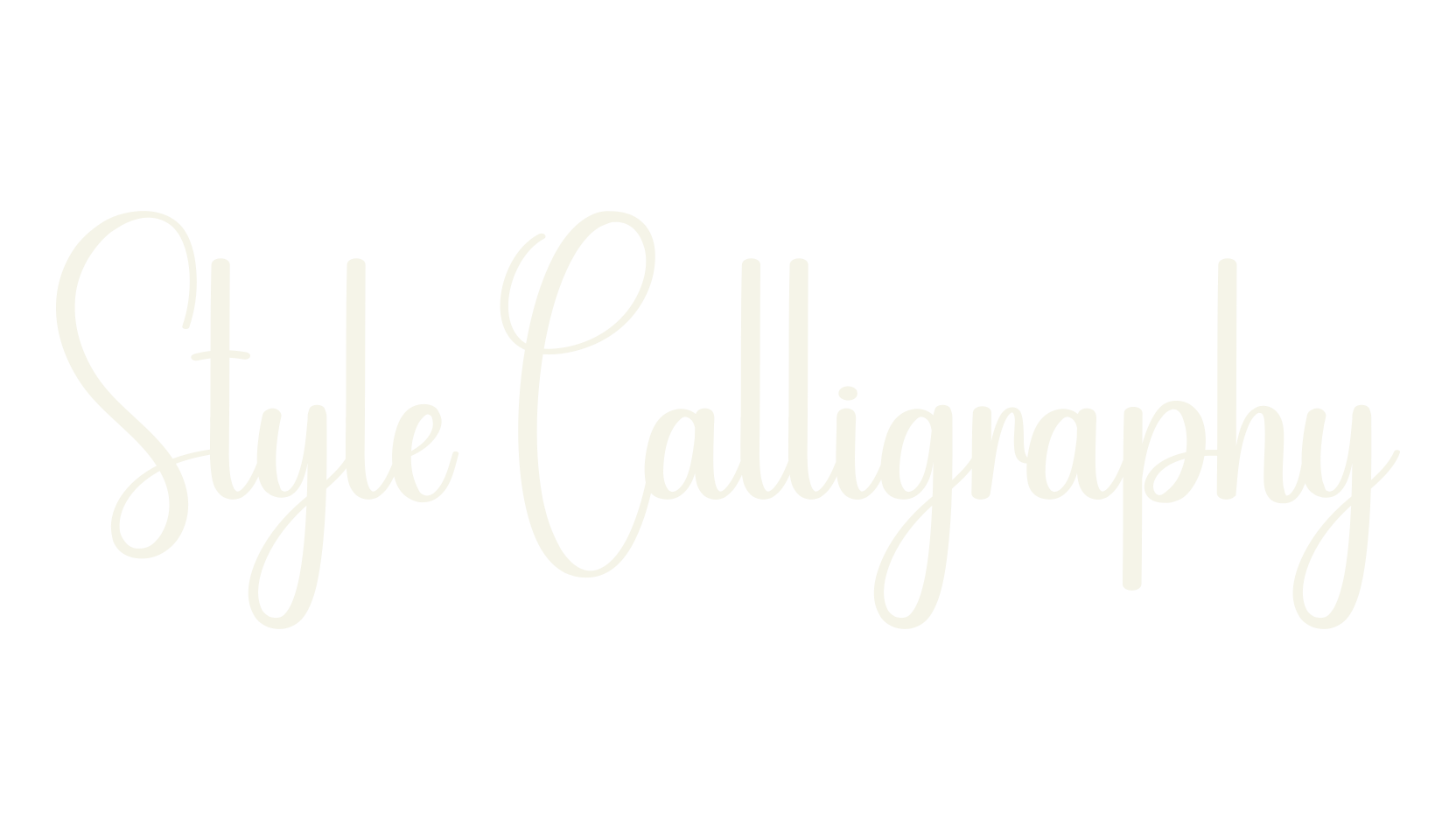 Style Calligraphy, calligraphy font preview