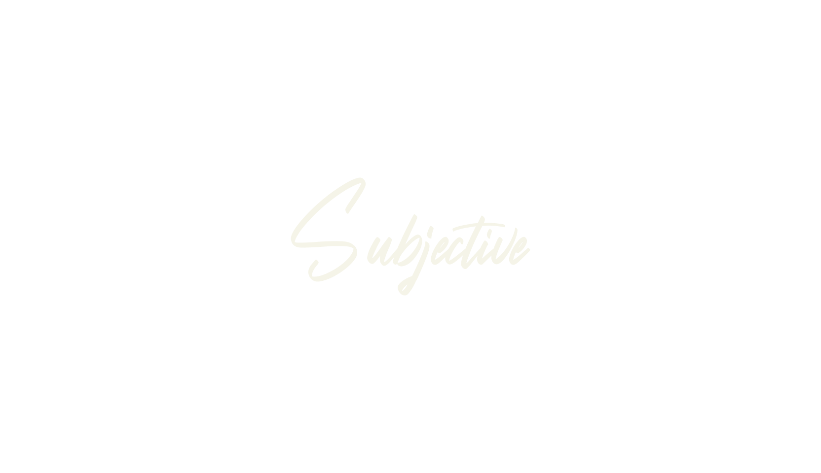 Subjective, lettering font preview