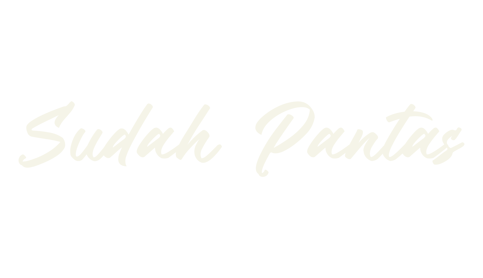 Sudah Pantas, calligraphy font preview