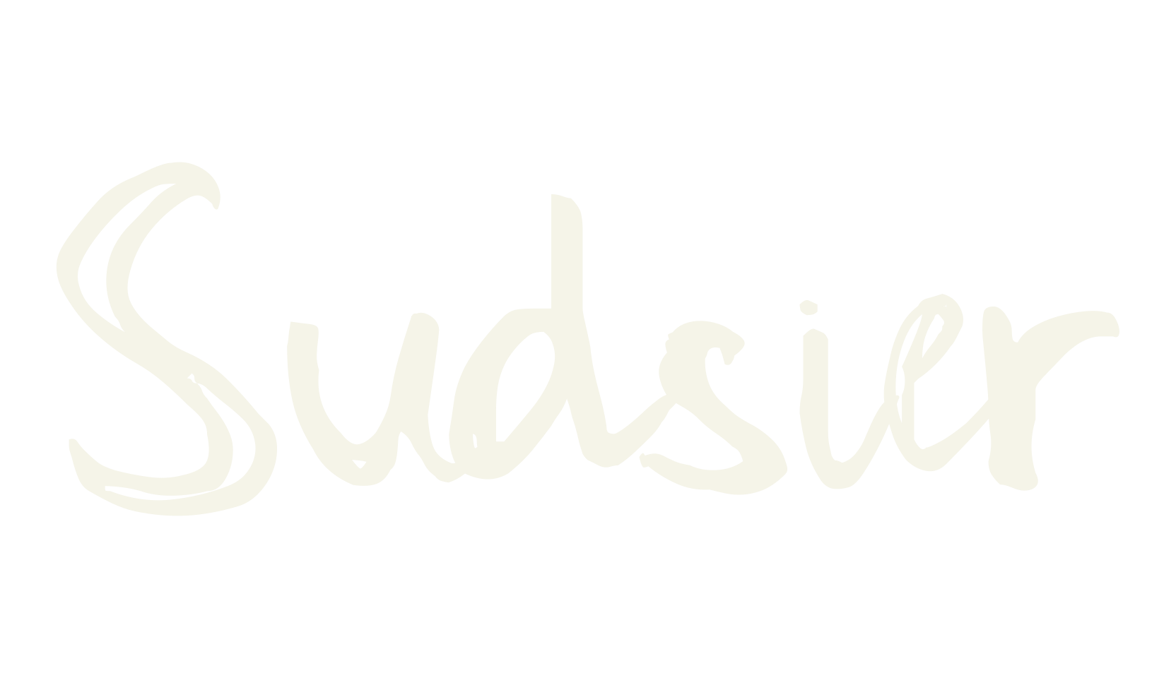 Sudsier, retro font preview