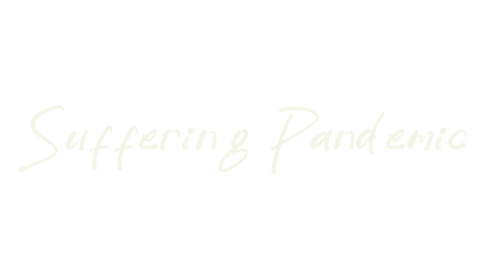 Suffering Pandemic, script font preview