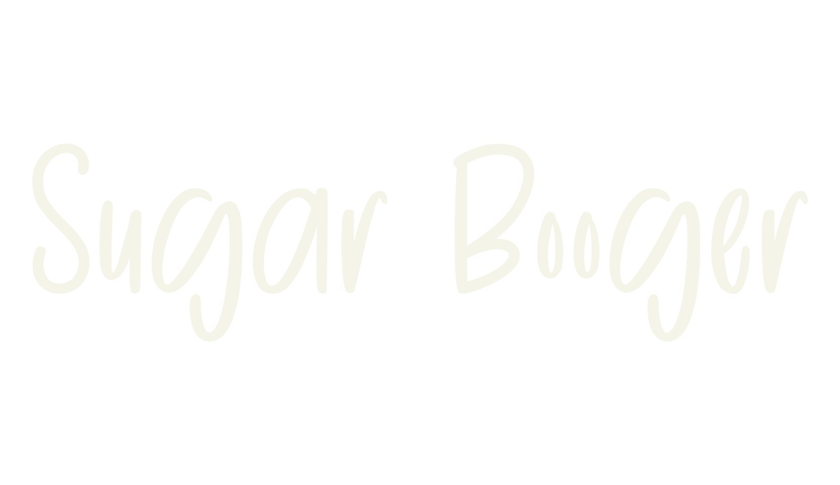 Sugar Booger, cute font preview