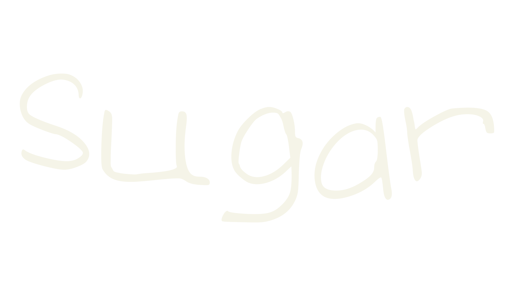 Sugar, handwriting font preview