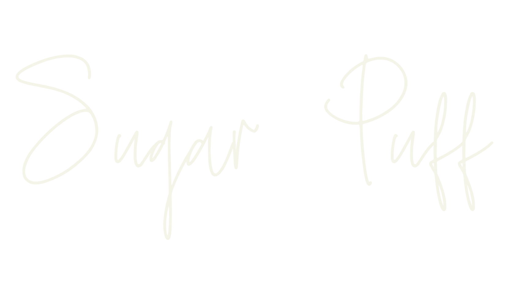 Sugar Puff, calligraphy font preview