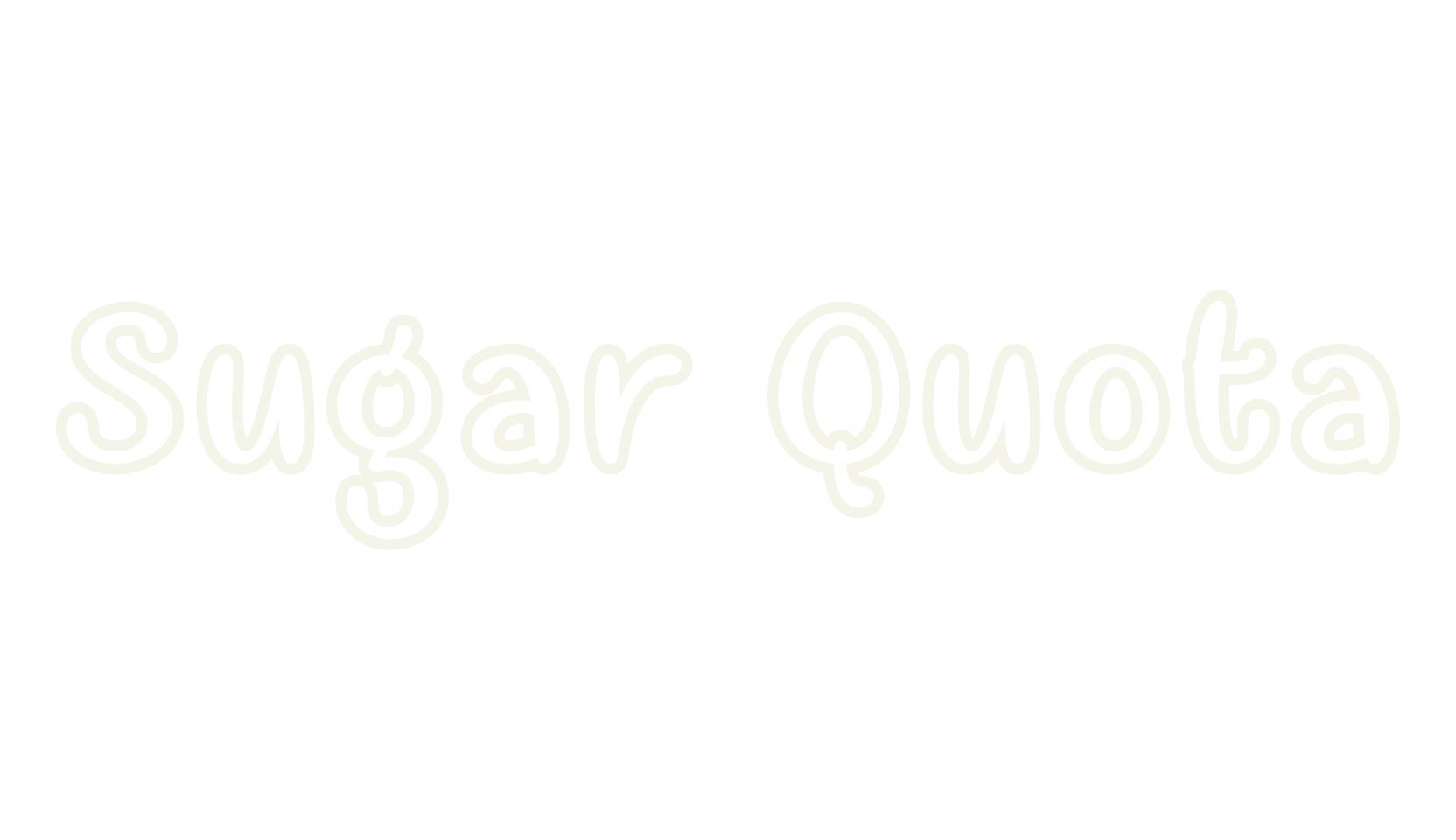 Sugar Quota, display market font preview