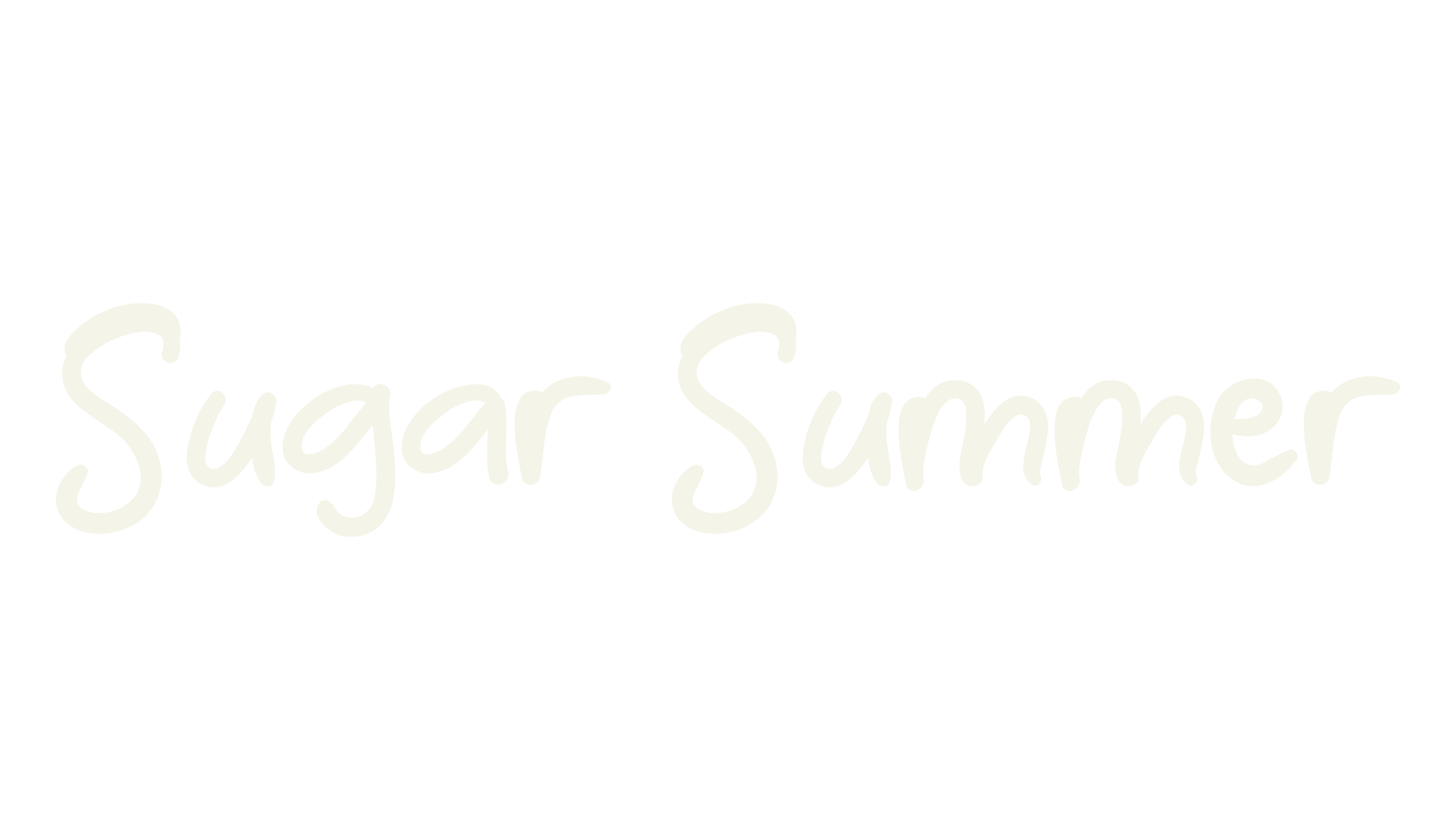 Sugar Summer, handwriting font preview