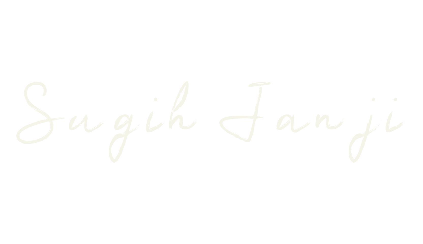Sugih Janji, bold font preview