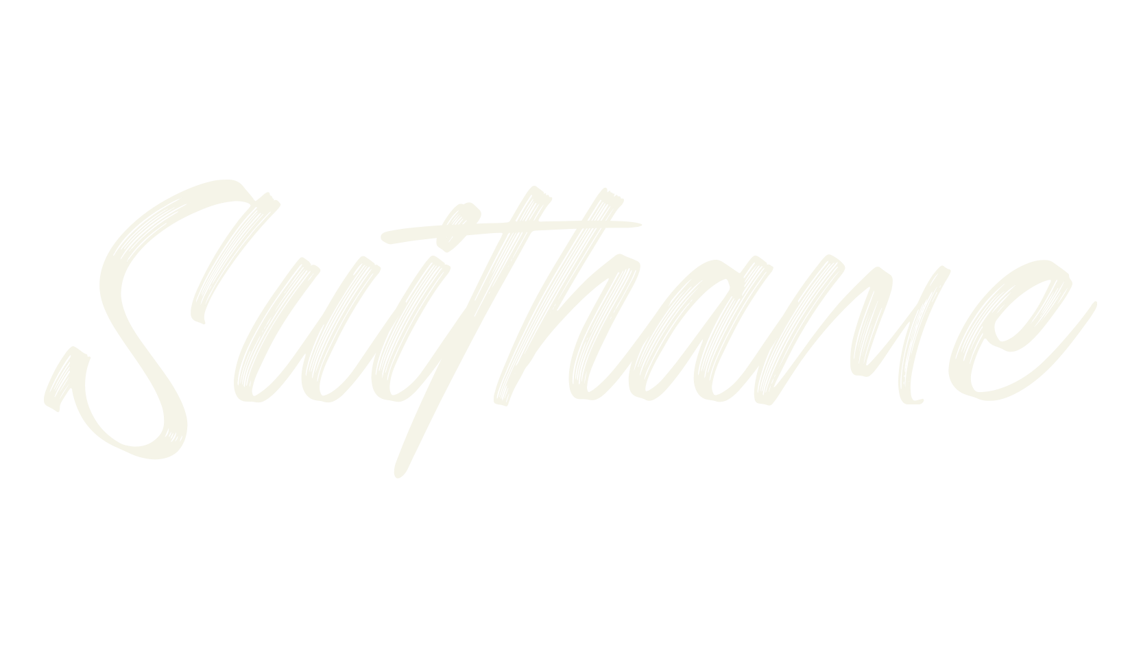 Suithame, script font preview