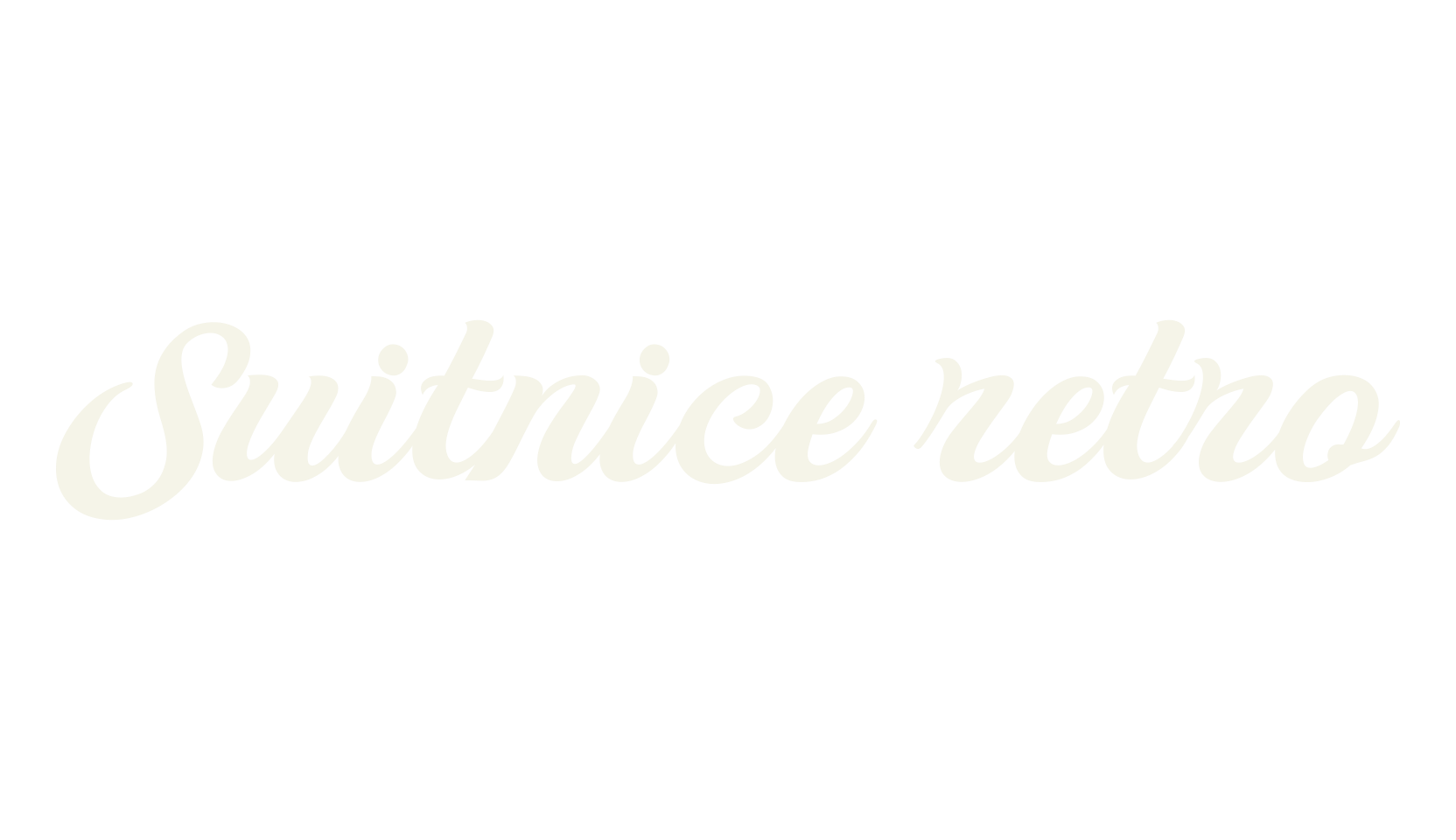 Suitnice retro, baseball font preview