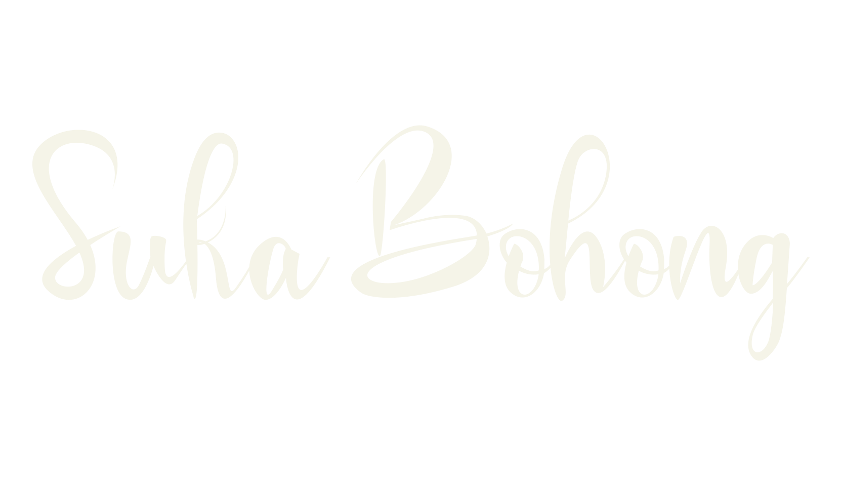 Suka Bohong, modern calligraphy font preview
