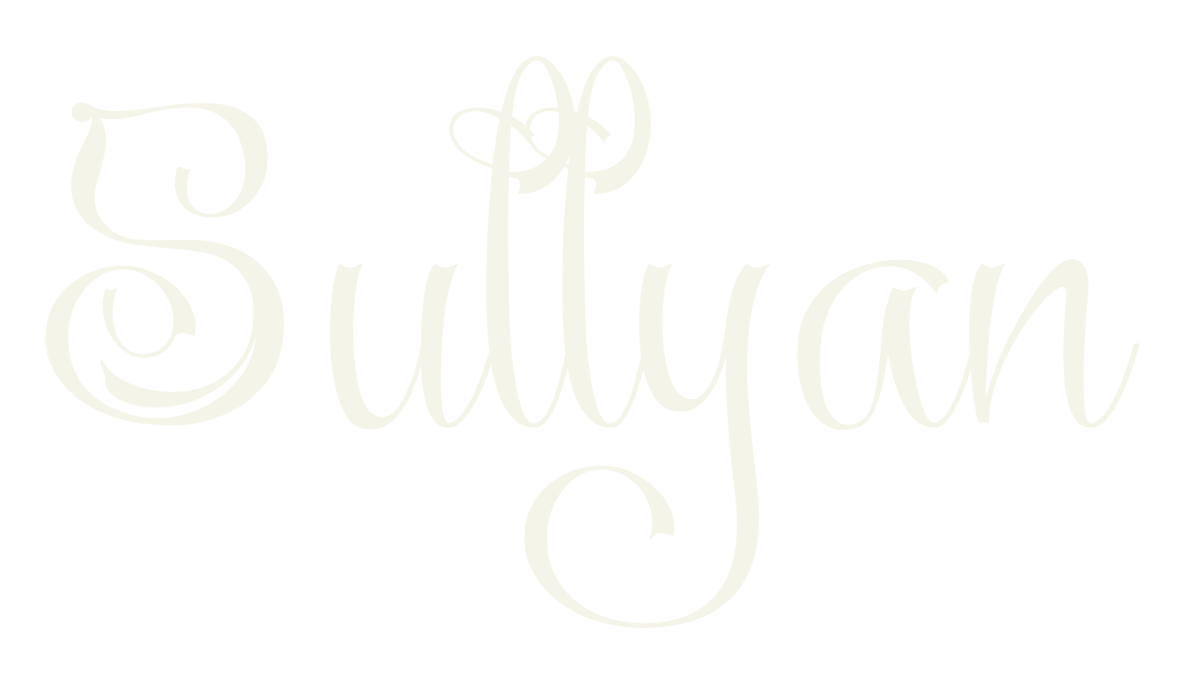 Sullyan, script font preview