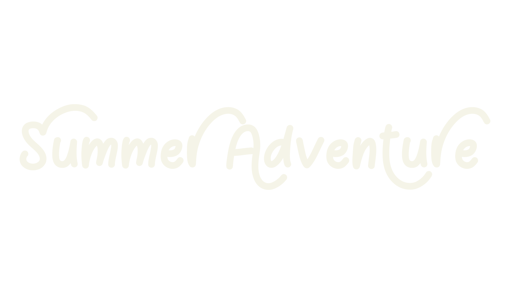 Summer Adventure, summer font preview