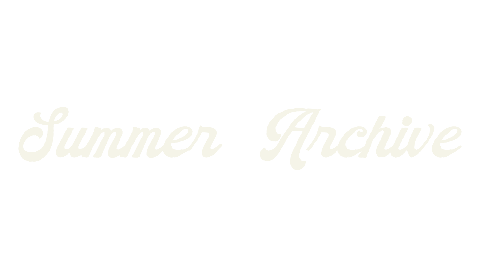 Summer Archive, fashion script font preview