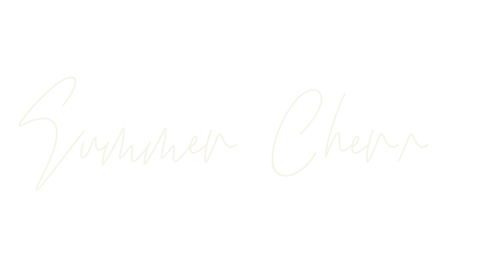 Summer Cherry, signature font preview